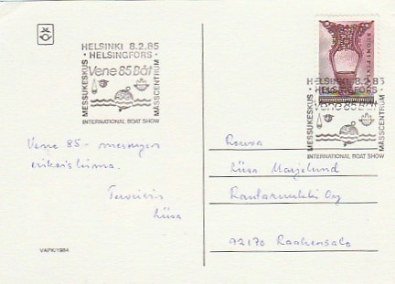 ERIKOISLEIMA , Venenäyttely, Helsinki 8.2.1985