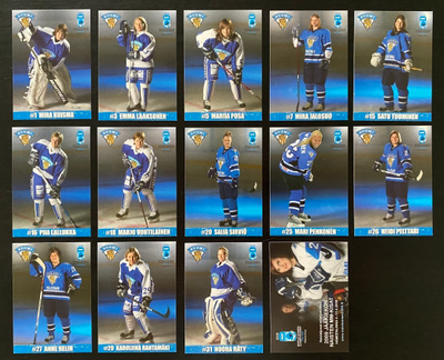 2009 World Women Championship Team Finland postikorttisarja