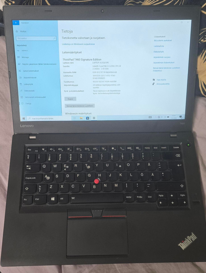 Lenovo 460, i5-6200, 8Gb, 500Gb ssd, win10, ips full hd