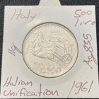 Italy 500 lire 1961 Ag.835, 11g - pikkukuva 1