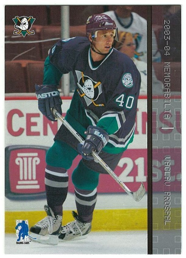 03-04 Be A Player Memorabilia #96 Vaclav Prospal