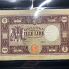 Mille Lire 24*14 cm ISO seteli Italiasta 1942 - 1943 - pikkukuva 3