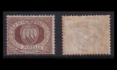 San Marino 17 * Käyttösarja numero 40 C (1892)