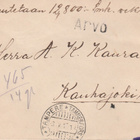 1917, Kirje Tampere ,Vakuutettu sinetein, HARVINAINEN - pikkukuva 1