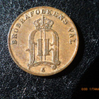 Vanha Ruotsalainen kolikko - pikkukuva 2