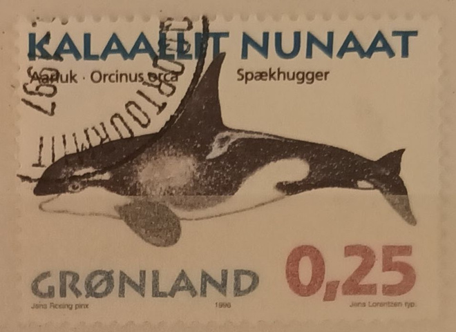 Grönlanti: valaita I, Mi 287, 1996 o