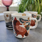 Ketunmarja ja Peura Gold mukisetti (Marimekko) - pikkukuva 3