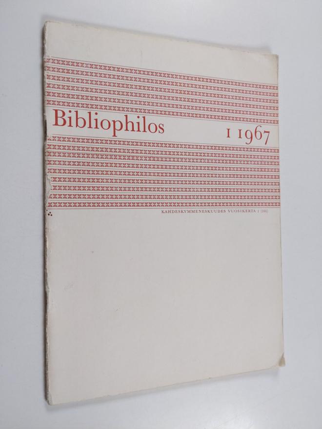 Bibliophilos 1/1967