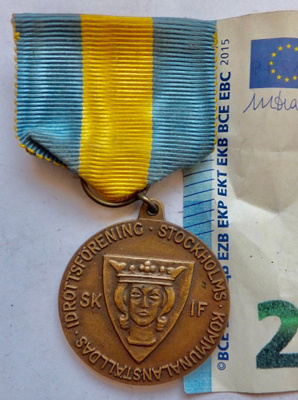 VANHA Mitali SKIF Kaupunkiottelu Tukholma - Helsinki 1945