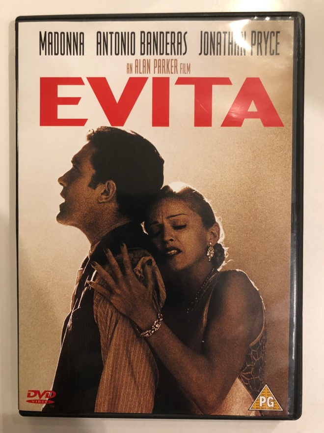 Evita, Madonna ja Antonio Banderas - DVD