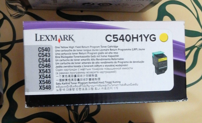 Lexmark C540H1YG laservärikasetti- Keltainen!!