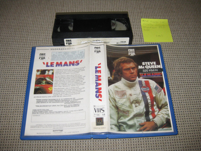 Le Mans-VHS (FIx, Showtime / CBS/FOX, Steve McQueen, 1971)
