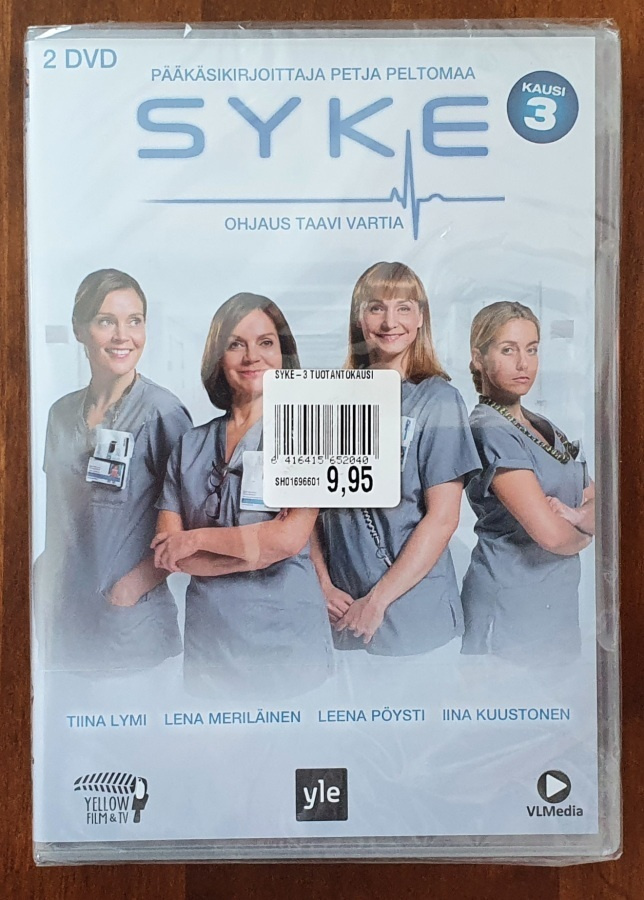 SYKE kausi 3 - DVD Boxi  (Uudenveroinen)