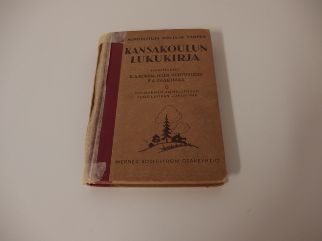 Kansakoulun lukukirja vuodelta 1932