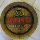 KARJALA OLUT TYNNYRINPÄÄTY VINTAGE MANCAVE ROJUA SEINÄLLE - pikkukuva 1