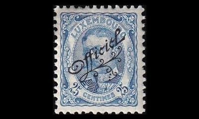 Luxemburg 85 * Virkamerkki 25 C (1908)