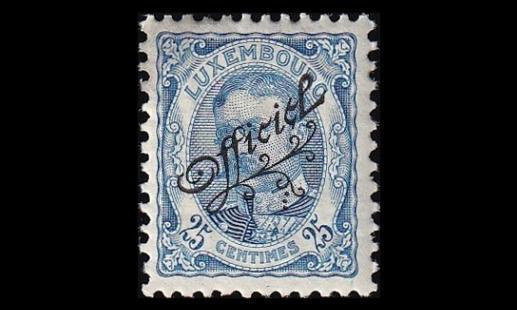 Luxemburg 85 * Virkamerkki 25 C (1908)
