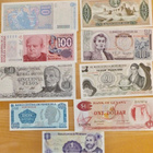 9 Seteliä Argentina Columbia Venezuela Nicaragua Guyana UNC - pikkukuva 1