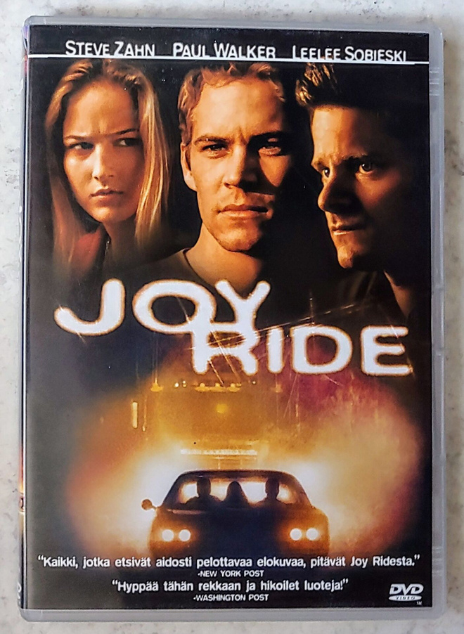 JOY RIDE – Suomi-DVD 2001 - Paul Walker, ohjaus John Dahl