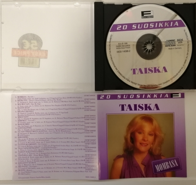 Taiska: Mombasa 20 Suosikkia Kokoelma CD