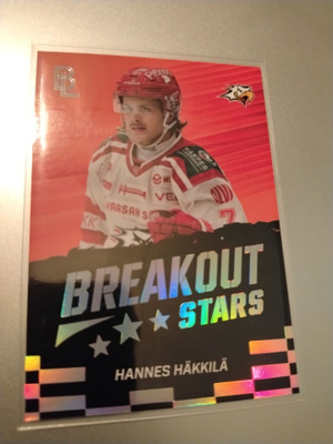 26-27 Blueline Breakout Stars holofoil Hannes Häkkilä /40