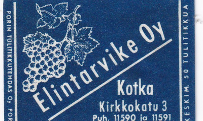 Kotka. Elintarvike Oy  b589