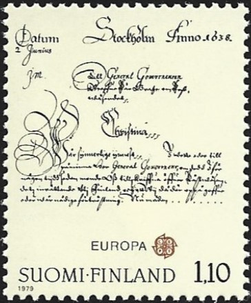 1979 Eurooppa merkki 1,10 mk ** LaPe 839