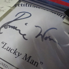 RON WOOD - LUCKY MAN UUSI 7'' BOKSI NIMIKIRJOITUKSELLA - pikkukuva 2