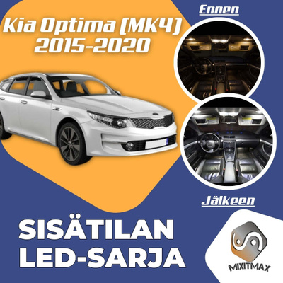 Kia Optima (JF) Sisätilan LED-sarja 8-osainen