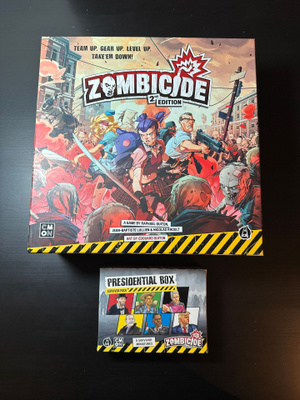 Zombicide 2nd edition lautapeli + Presidential box lisäosa