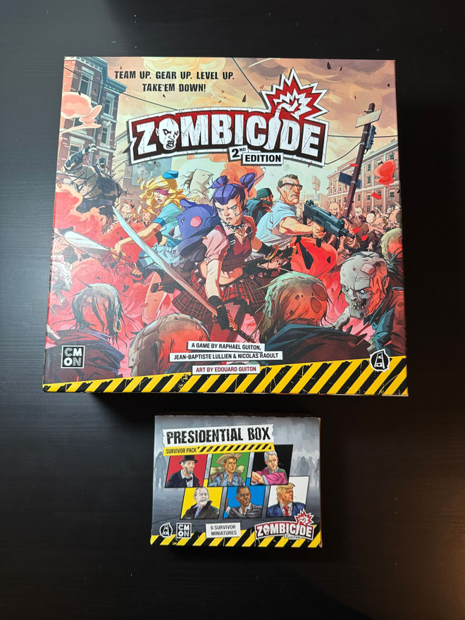 Zombicide 2nd edition lautapeli + Presidential box lisäosa