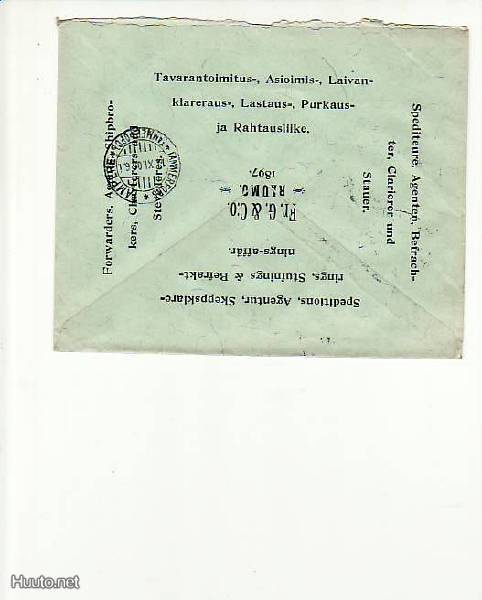 FIRMAKUORI RAUMA FR. GRUNDSTRÖM PV-LEIMA R-P