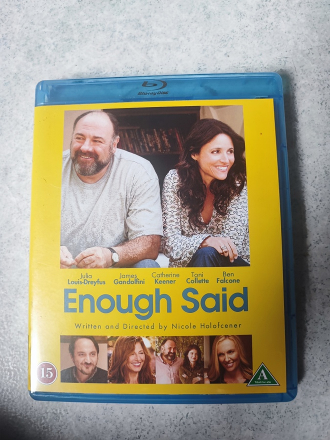 Enough Said BLU-RAY Julia Louis-Dreyfus James Gandolfini