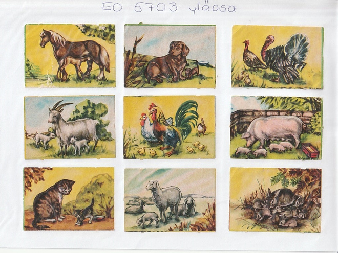 ~ EO 5703, "äiti ja lapsi" -arkki IRTO-kuvina, yläosa ~