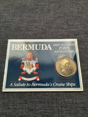 Bermuda 1985 souvenir coin