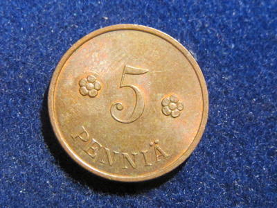 5 penniä 1936