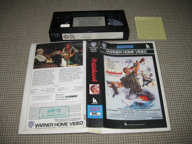 Rosebud-VHS (FIx, Warner Home Video, Terroristileffa, 1975)