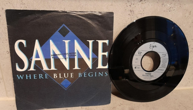 SANNE Where blue begins/Running free 117 448 1991