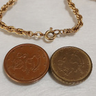 Gold double cordell-ketju kaulakoru - pikkukuva 2