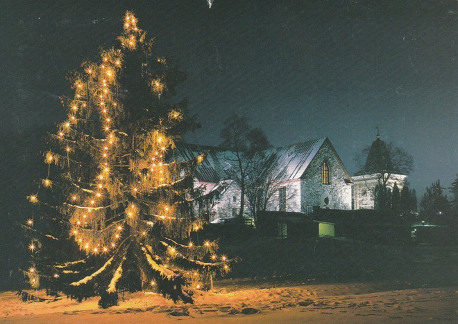 KIRKKOKORTTI - KIRKKONUMMEN HARMAAKIVIKIRKKO - 1