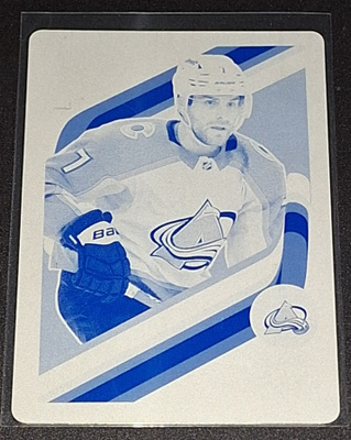 Devon Toews O-Pee-Chee Cyan Printing Plate 1/1