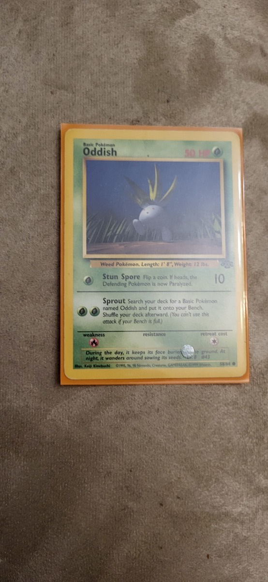 Oddish 58/64 - Jungle set card