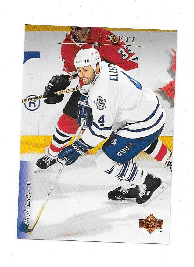 1995-96 Upper Deck #144 Dave Ellett Toronto Maple Leafs
