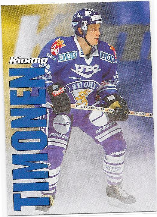 1998-99 CardSet Maajoukkue #17of47 Kimmo Timonen TPS Kalpa
