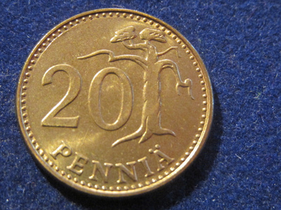 20 penniä 1989