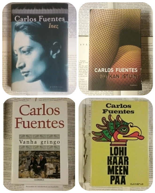 Carlos Fuentes -kirjoja [alk. 5,50€]