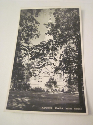 VANHA Postikortti Kuopio 1950-l Alkup.Mallikappale