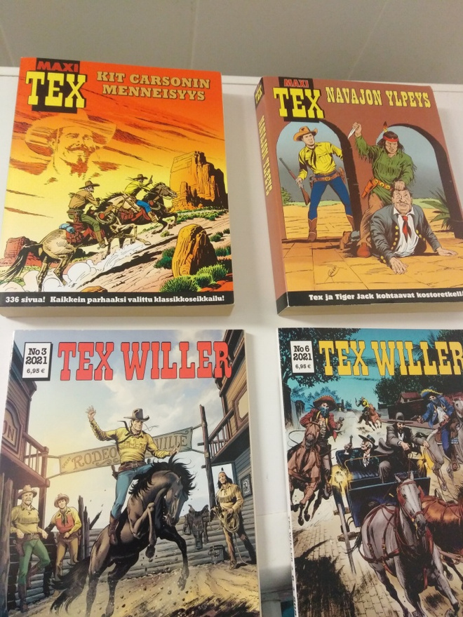 Maxi Tex 2 kpl ja 2 normi Tex Wiileriä