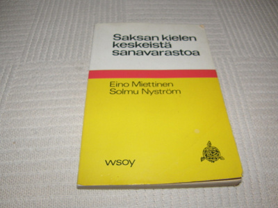 Miettinen - Nyström Saksan kielen keskeistä sanavarastoa