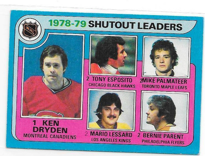 1977-78 Topps #8 Tony Esposito ,Ken Dryden & Bernie Parent